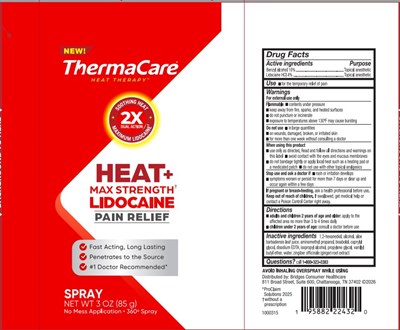 Tc Heat Max Lido Spray (Label Tc Heat Max Lidocaine Spray)